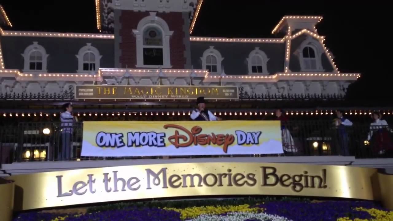 One More Disney Day Opening Ceremony Magic Kingdom Walt Dis