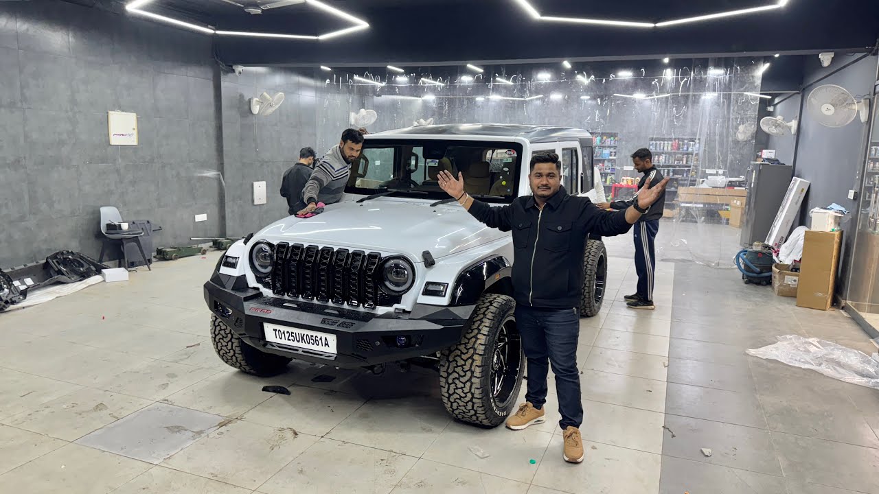 Ceramic Coating On Mahindra Thar Roxx | Best Detailing Store In Delhi | Roxx | Bharat Car Detailing