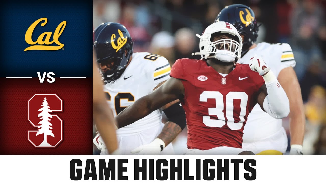 Cal vs. Stanford Game Highlights | 2025 ACC Football