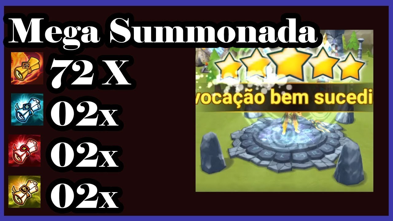 Mega Summonada PRIMEIRO NAT 5 Da conta ???  SUMMONERS WARS
