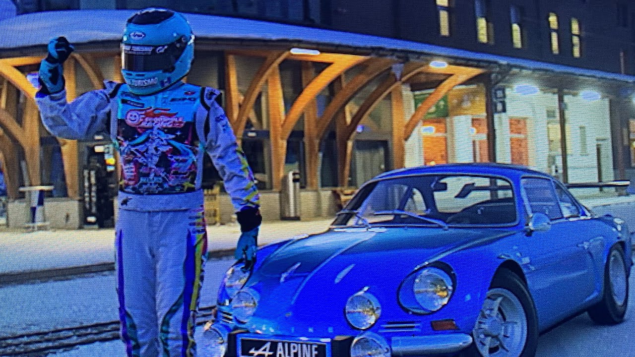 Gran Turismo® 7 rainy and foggy night race with the Alpine A110 ´72