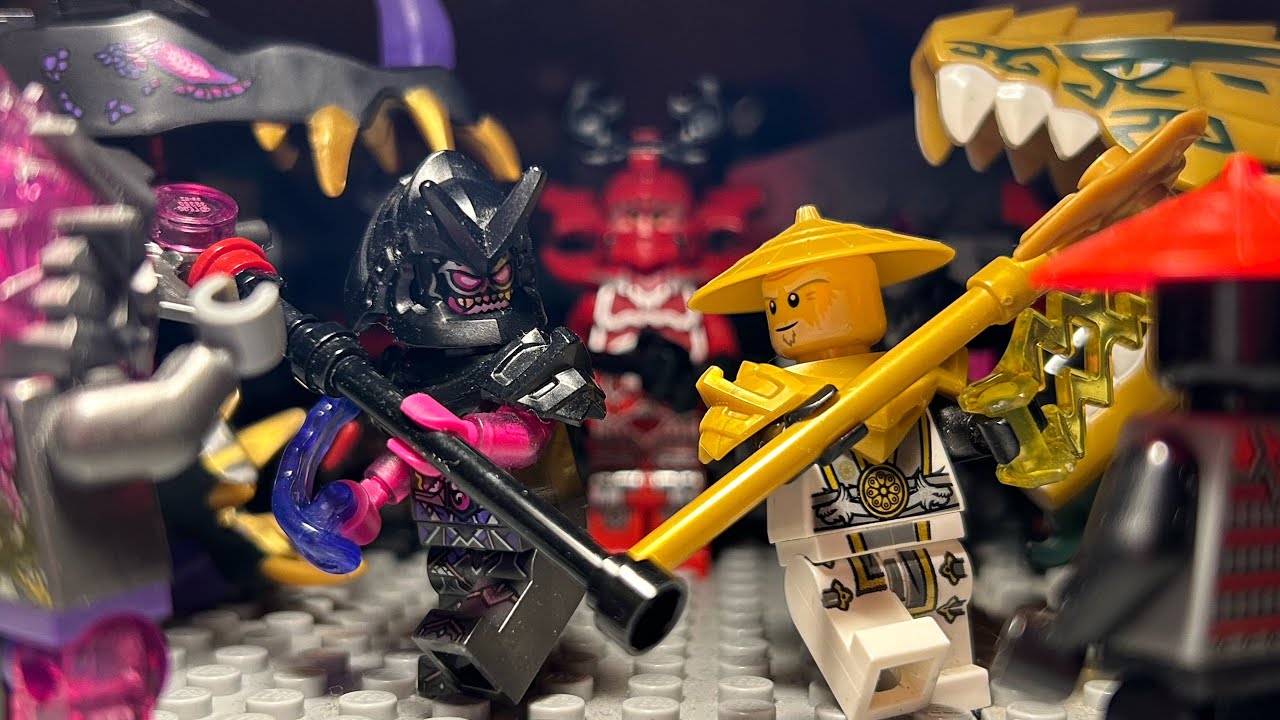 LEGO Ninjago Stone Wars Battle: Overlord vs First Spinjitzu Master