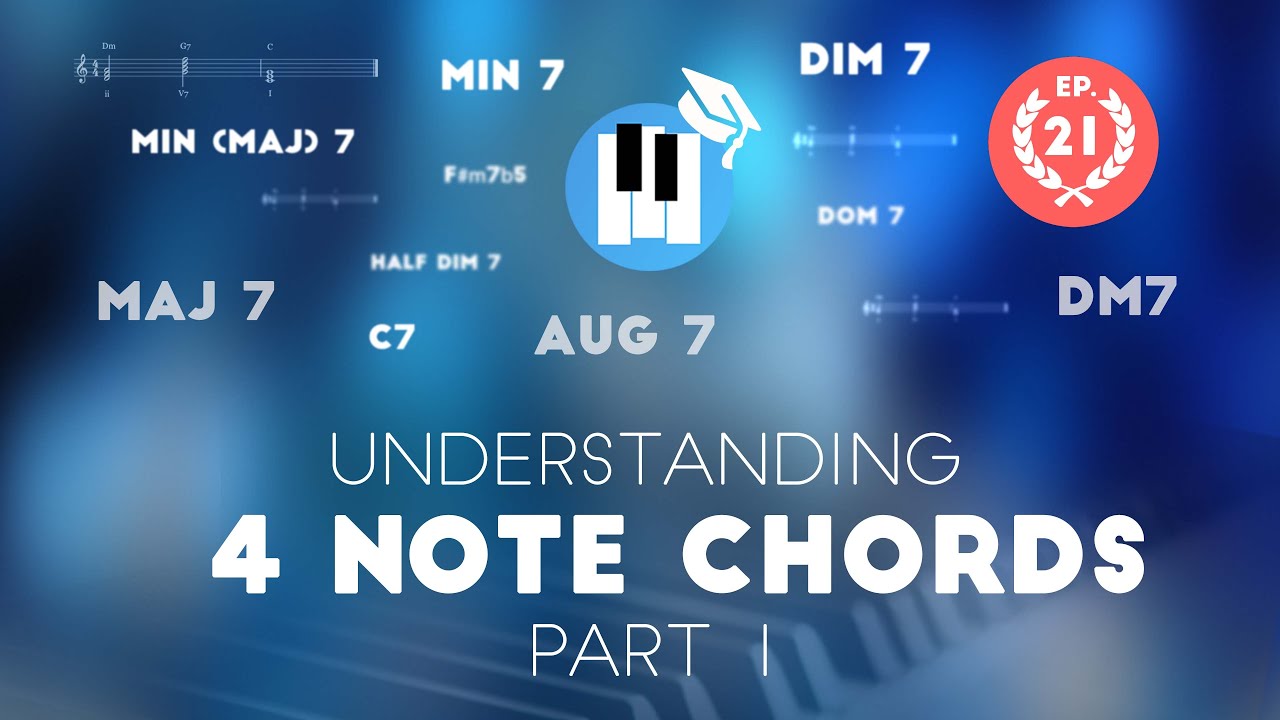 Four Note Chords (Part 1) - Music Theory Lessons