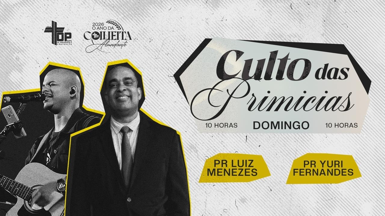 🔴CULTO DAS PRIMICÍAS - PR LUÍS MENEZES