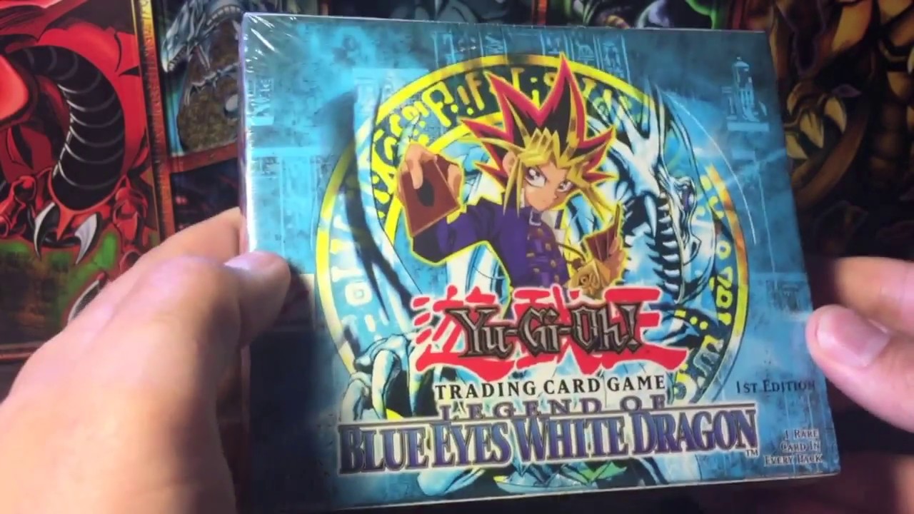 Yugioh! Legend of Blue Eyes White Dragon (LOB) 1st Edition Booster Box Opening; Dark Magician!?!?!