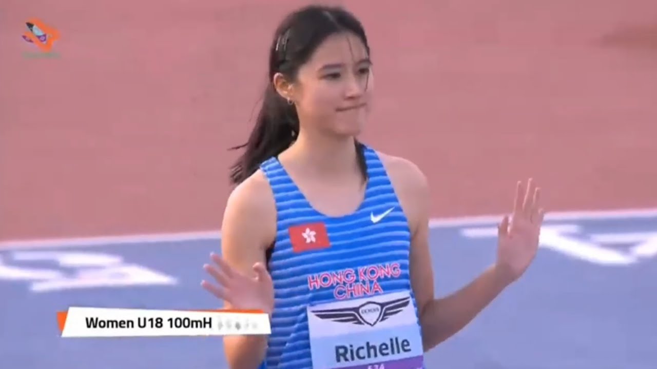 2025 Asia U18 Asia Championship 100M Hurdles Final Official Video