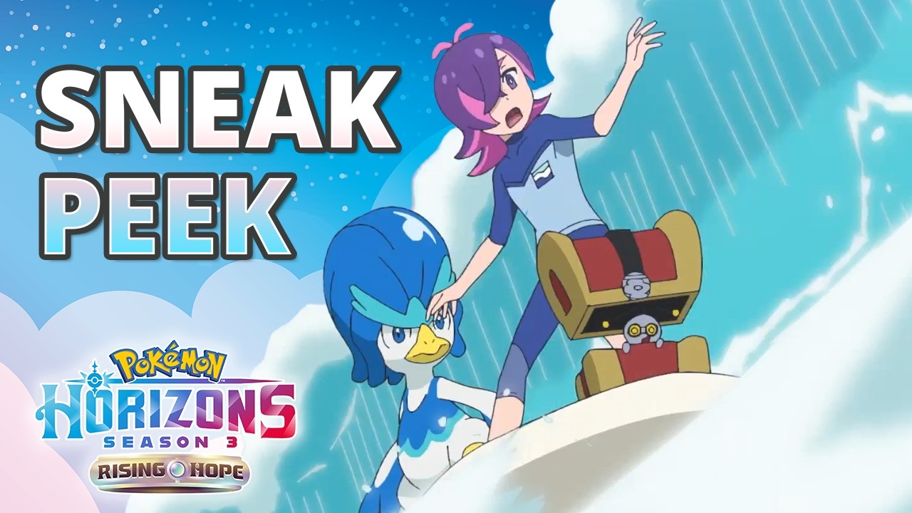 Surf’s up, Dot! 🏄 | Pokémon Horizons: Season 3—Rising Hope Part 2 | Sneak Peek