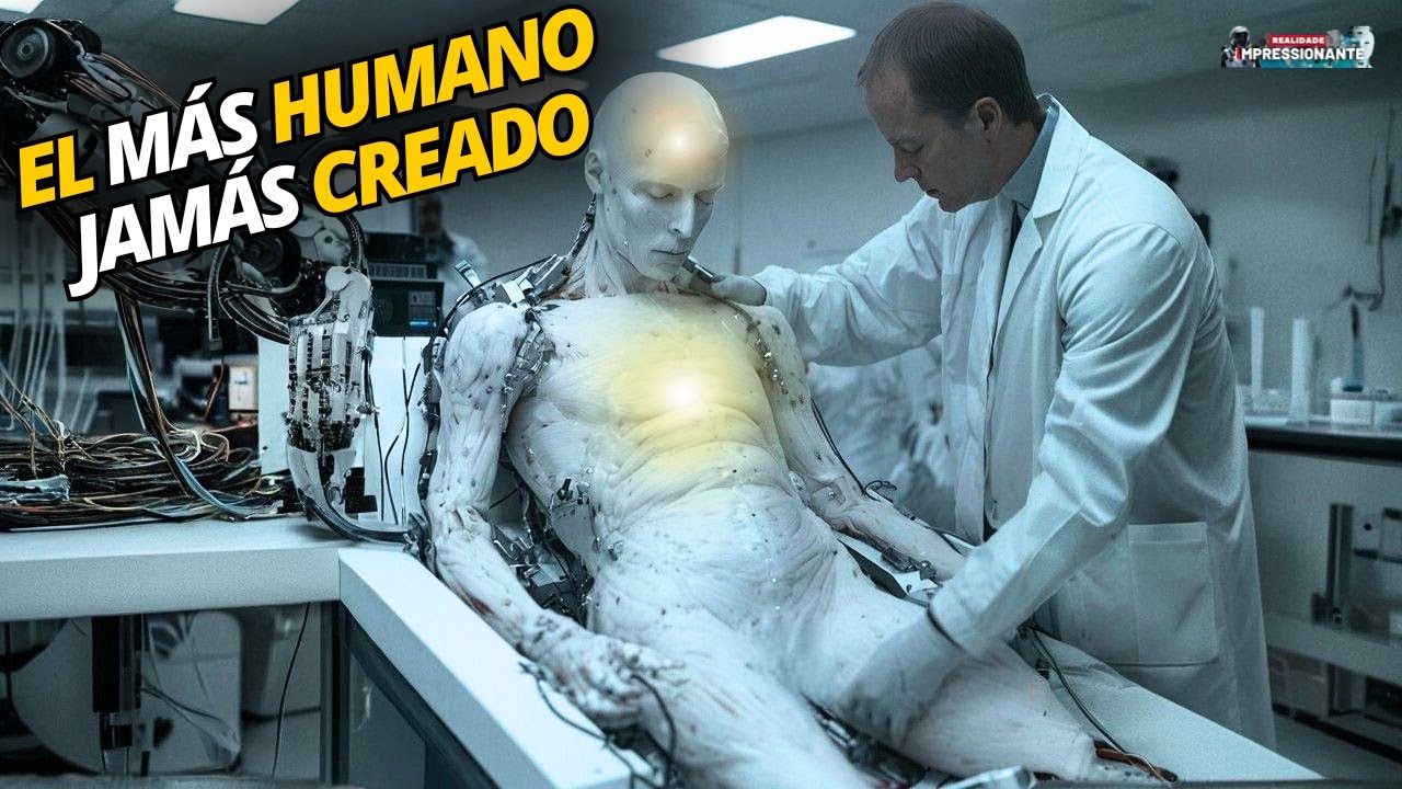Observan actividad cerebral | Robot NeoClone: ​​No solo parece humano… Su piel podrá sentir el tacto