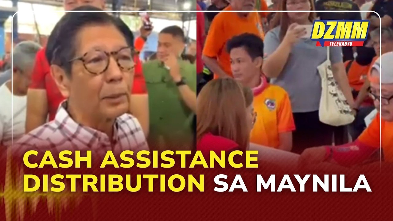 Marcos leads cash assistance distribution to tricycle drivers in Sta. Mesa, Manila | 17 March 2026