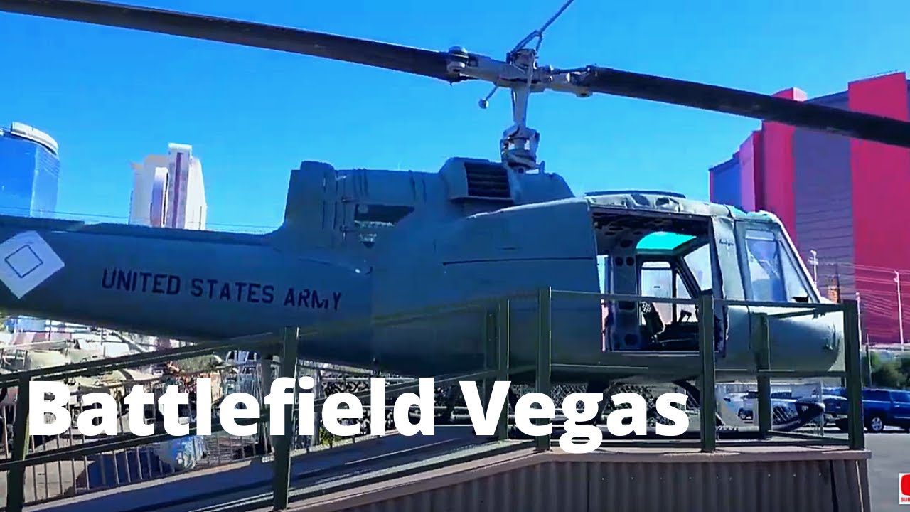 Walking around Battlefield Vegas, Las Vegas, NV [4K]