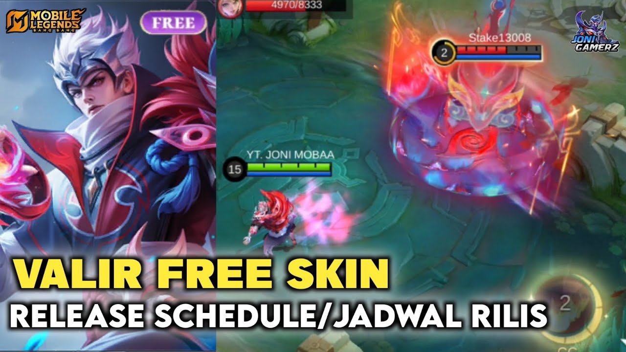 VALIR NEW SKIN EPIC - RELEASE SCHEDULE / JADWAL RILIS - GAMEPLAY SKILLS MOBILE LEGENDS