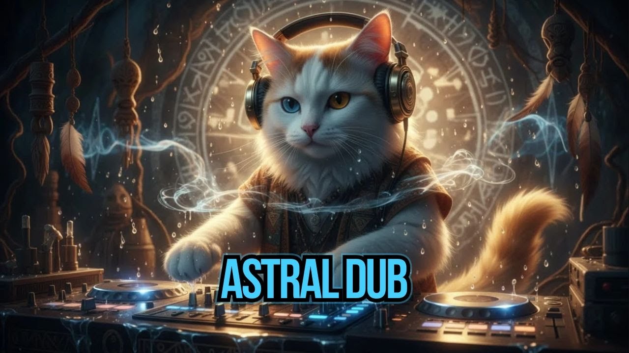 Astral Dub Reggae ✨ | Celestial DJ Cat & Deep Meditation Bass