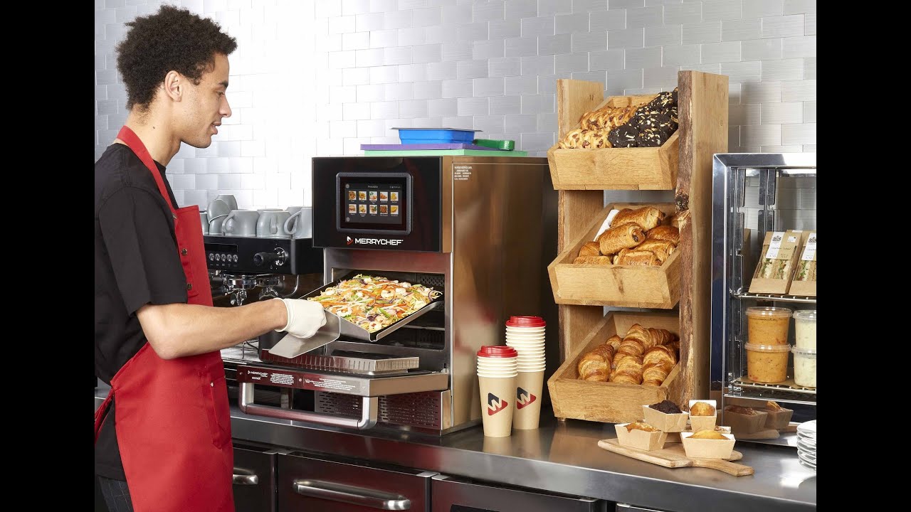 Merrychef conneX 12 HP nagysebességű sütő bemutatása különböző receptekkel