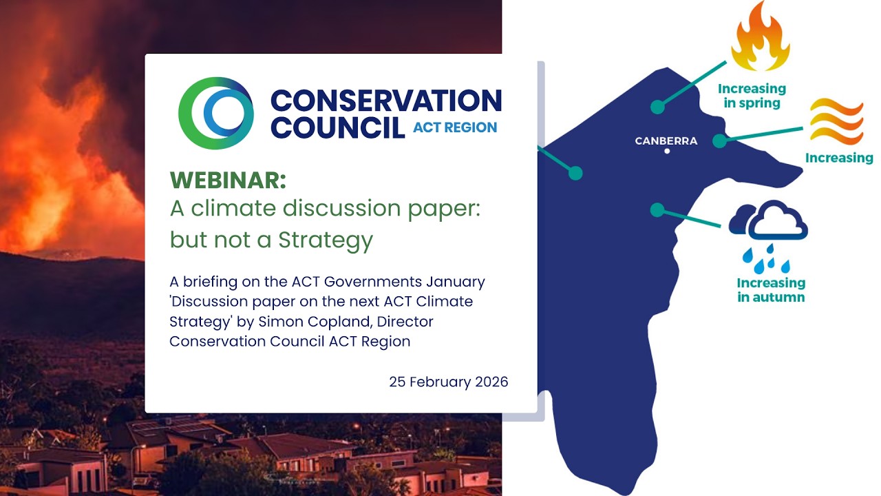 Webinar   A climate discussion paper: but not a Strategy