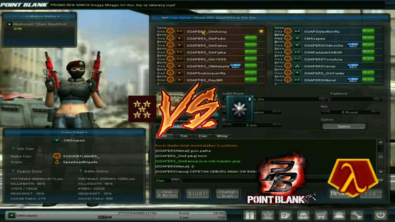 Bintang VS Major , Who Is The Winner? Point Blank Garena Indonesia