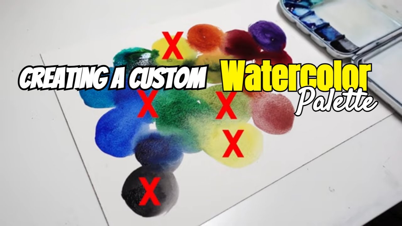 Watercolor landscape palette ✶ Part 1: Research / Selection Process