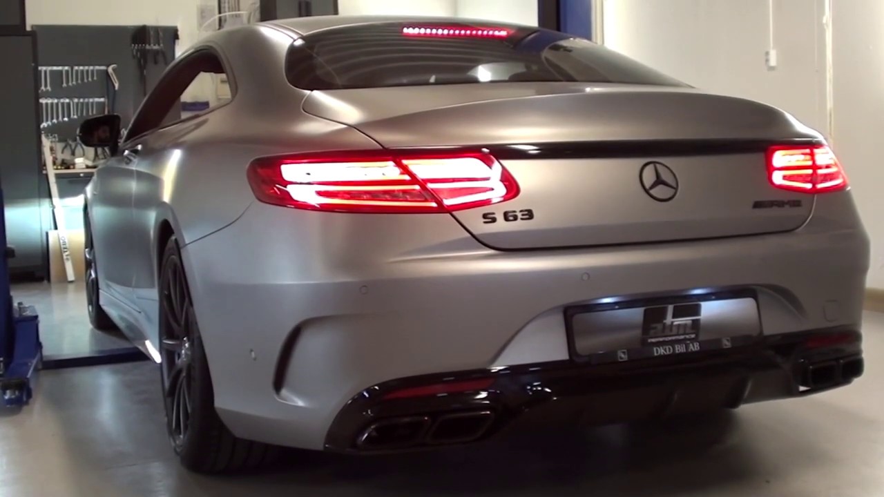 Mercedes S63 AMG Coupe Capristo Exhaust + Stage 1 chiptune