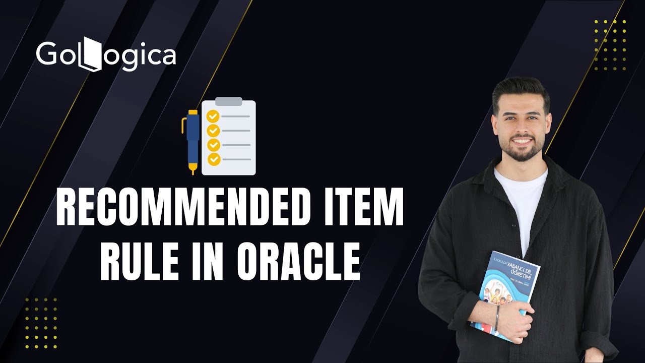 Recommended Item Rule in Oracle | Complete Configuration, Business Flow & Use Cases | GoLogica