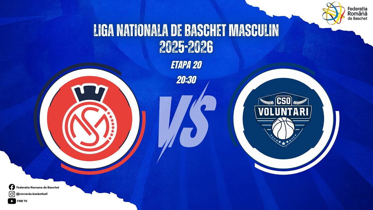 Liga Nationala de Baschet Masculin 25/26 -CSM CSU Raiffeisen Oradea - CSO Voluntari