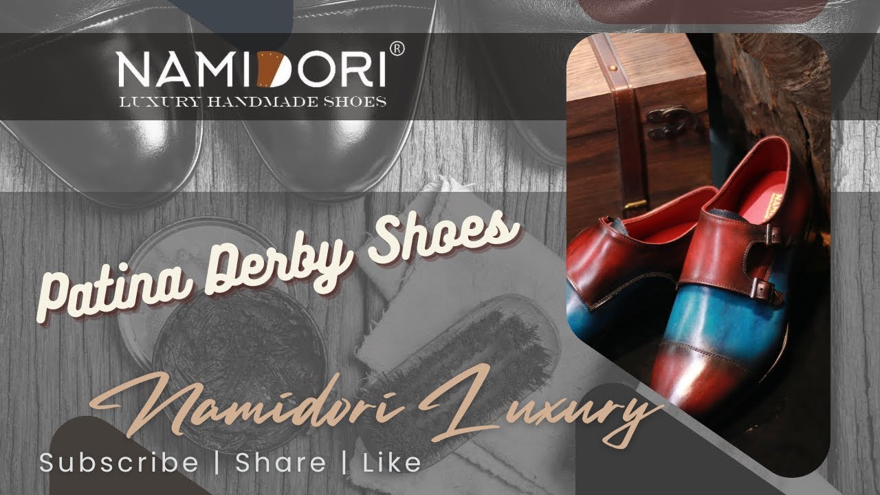 Patina Derby Shoes at Namidori