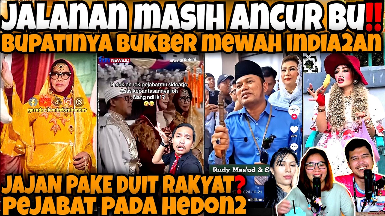 KENA LO‼️JALAN MASIH ANCUR‼️BUPATI MALAH BUKBER MEWAH INDIA2AN‼️JAJANNYA PAKE DUIT RAKYAT❓