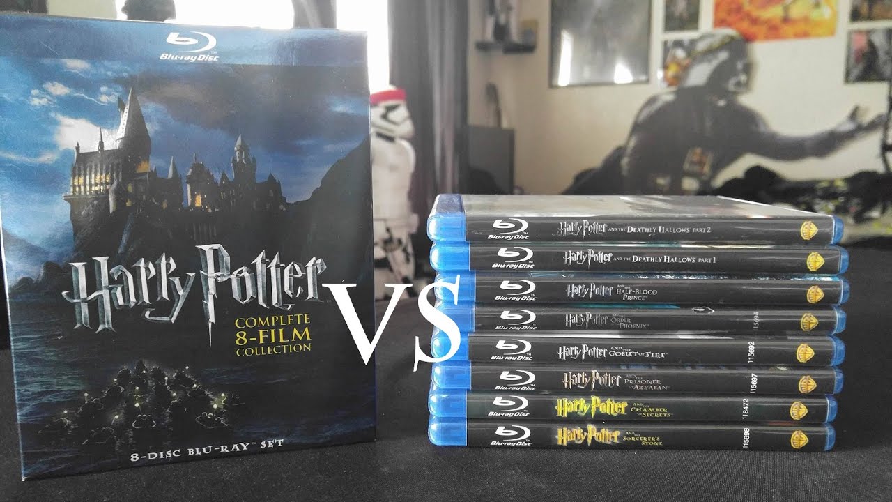 Harry Potter complete 8 film collection comparisons