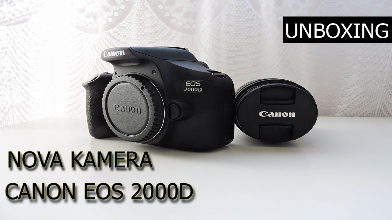 UNBOXING MOG PRVOG PROFI FOTIĆA!!! *Canon Eos 2000D*
