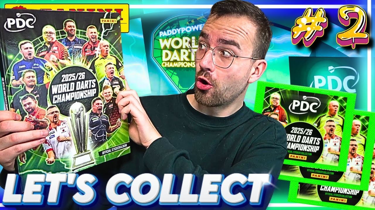 PANINI DARTS WM World Championship STICKER 2025/26 🎯 LETS COLLECT #2 😱🔥