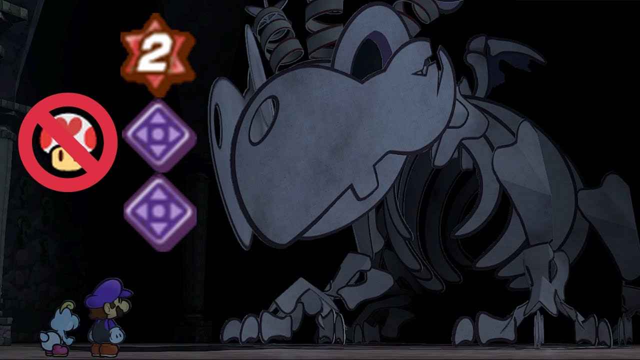 vs. Bonetail (Double Pain, 2x Unsimplifier, No Life Shroom) - Paper Mario The Thousand Year Door