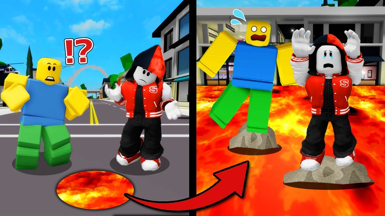 マグマが少しずつ大きくなる世界を生き残るロブロックス!!【ROBLOX/ロブロックス】