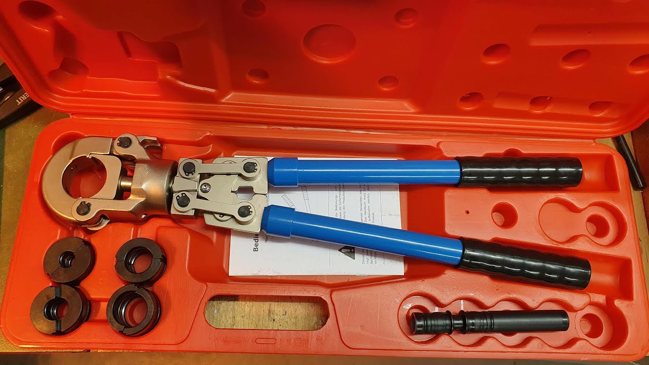 Geberit Mepla mit Heimwerker - Werkzeug f&uuml;r ca. 100&euro; verpressen | Alu-Verbundrohr verpressen
