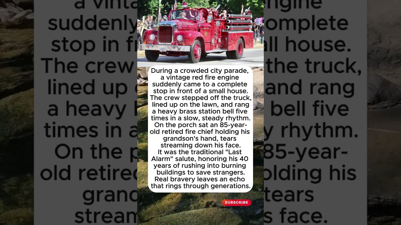 The Firefighter's Final Bell