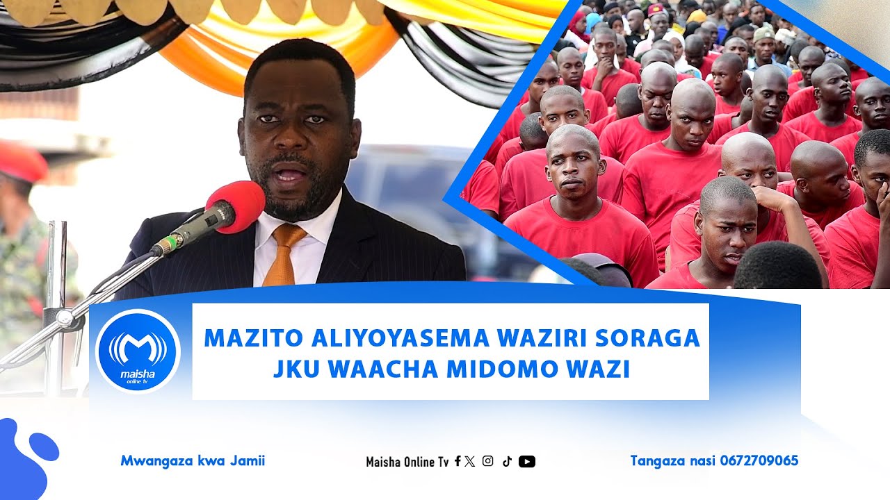 MAZITO ALIYOYASEMA WAZIRI SURAGA JKU WAACHA MDOMO WAZI HUKU WAKITABASAMU