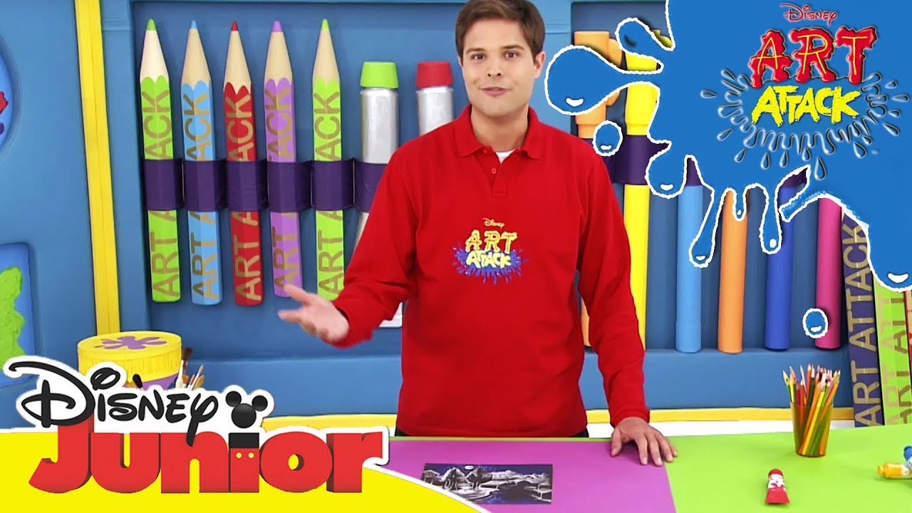 Art Attack Bastelclip #25 - Sandpapier | Disney Junior