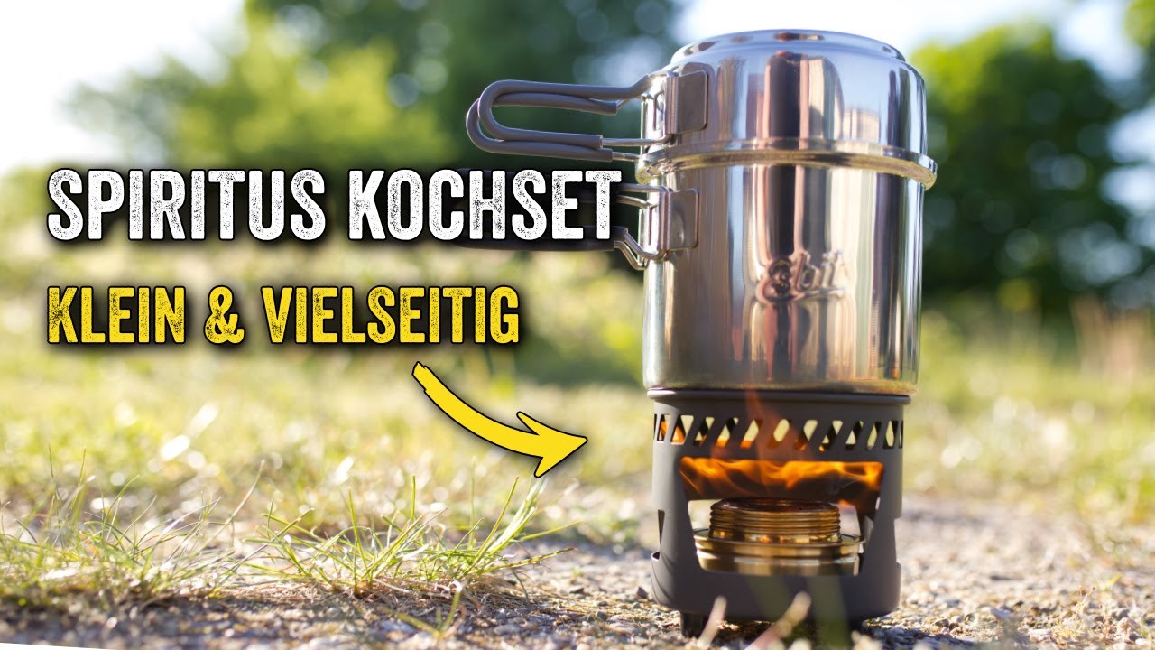 🔥 Das Esbit Spiritus-Kochset im Test / Review ✅ Outdoor mit Spirituskocher kochen