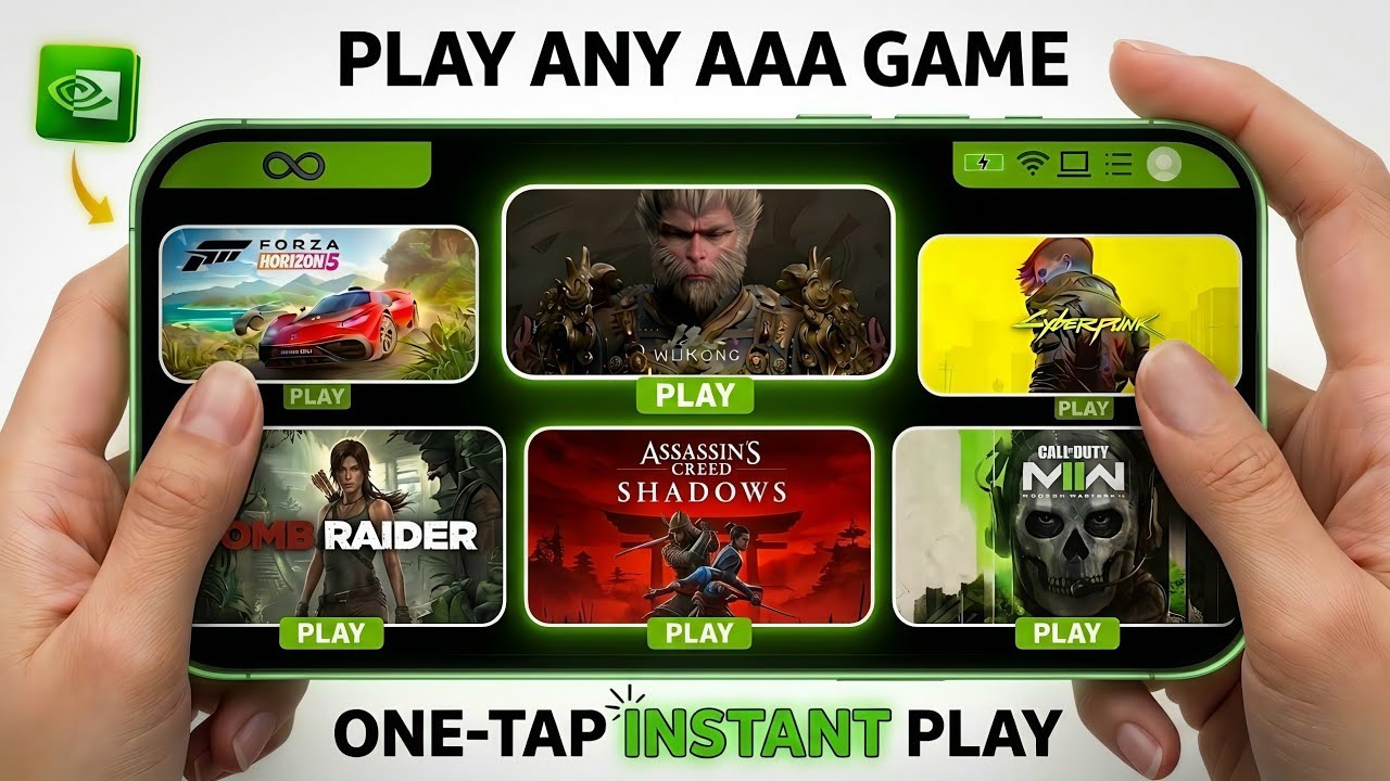 GeForce Now Cloud Best login Info 2026 | All Device Supported | Android & iOS 🔥