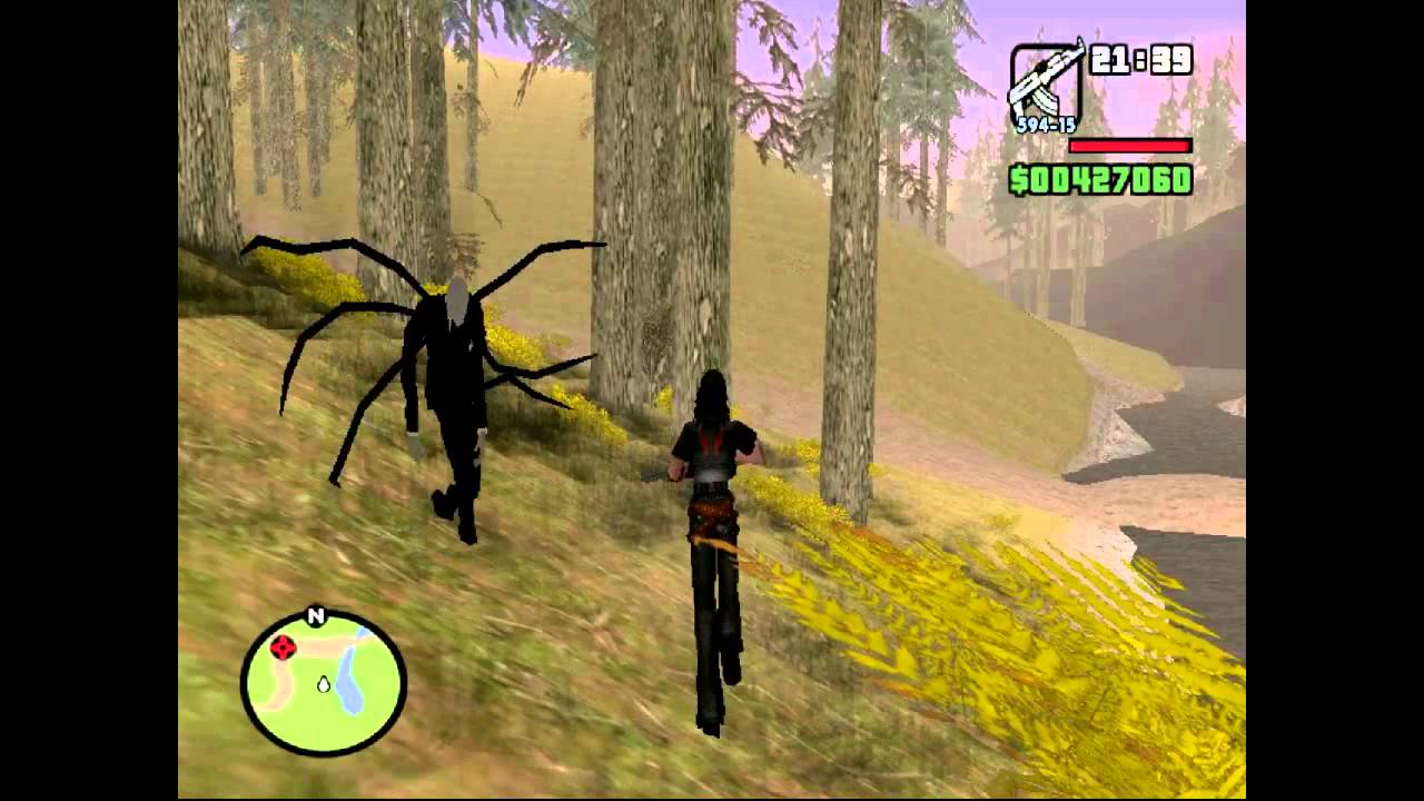 Jeff The Killer Vs Slender Man [Gta Sa]