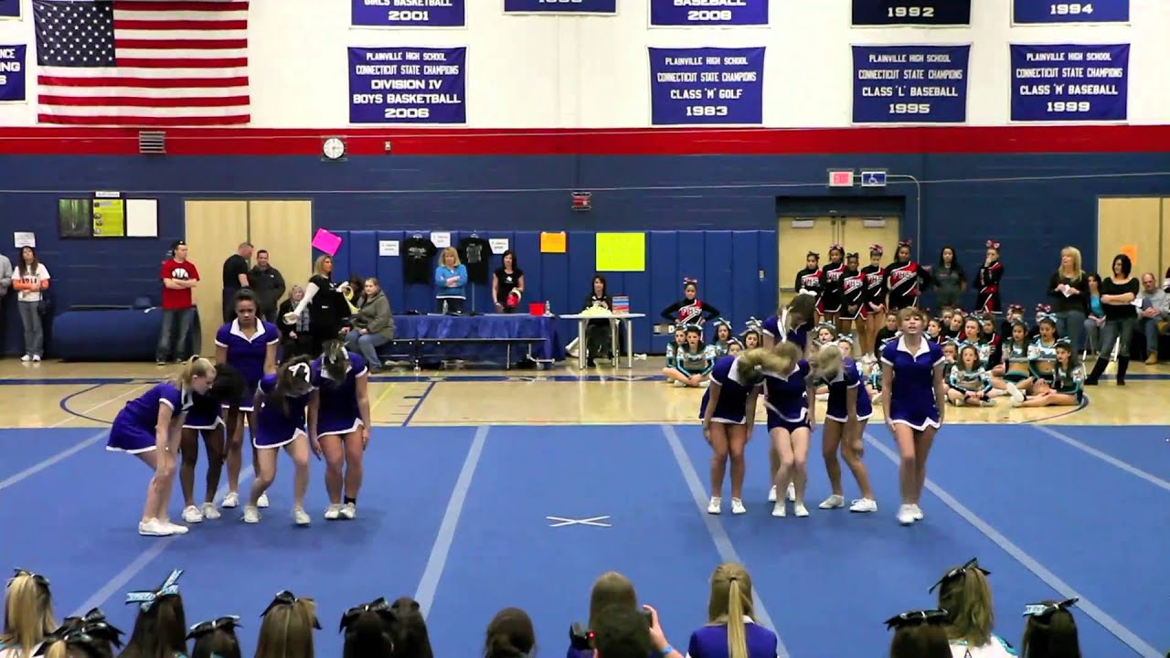 Plainville High Cheerleading 2_19_11