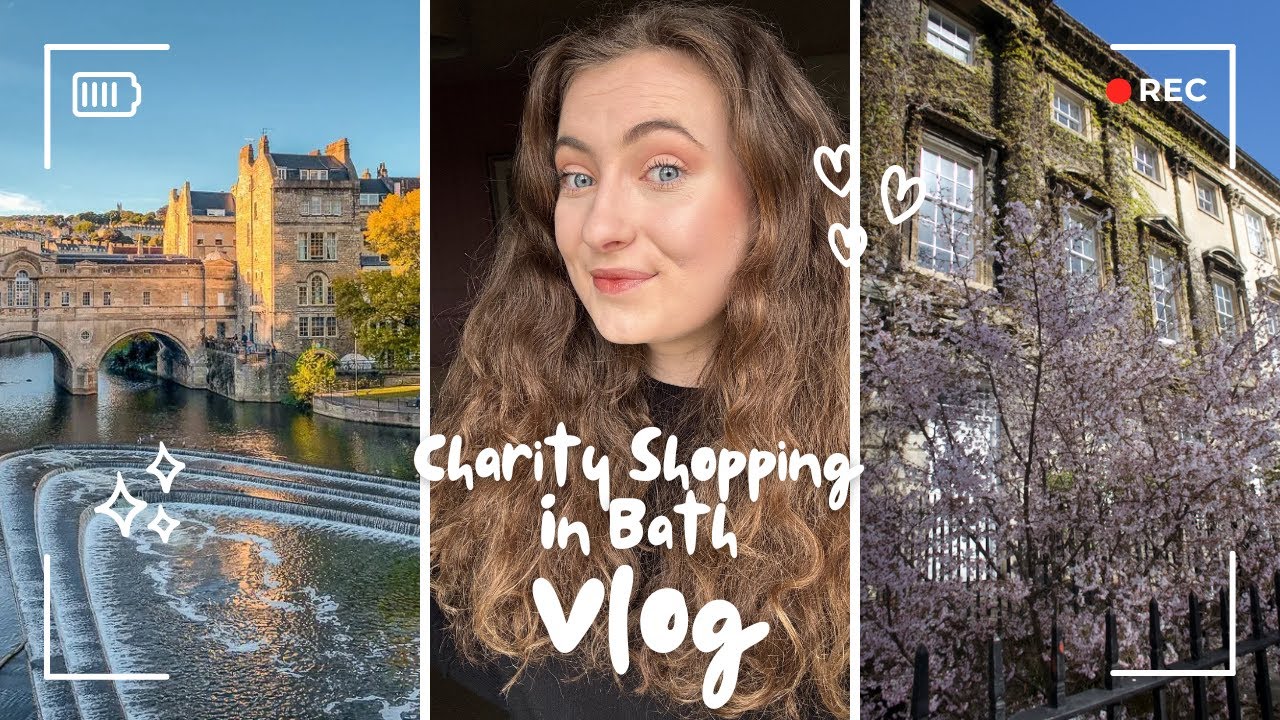 Bath Charity Shopping | Thrifting Vlog | Bath UK | Charity Shop Haul | Spring In Bath | Chatty Vlog