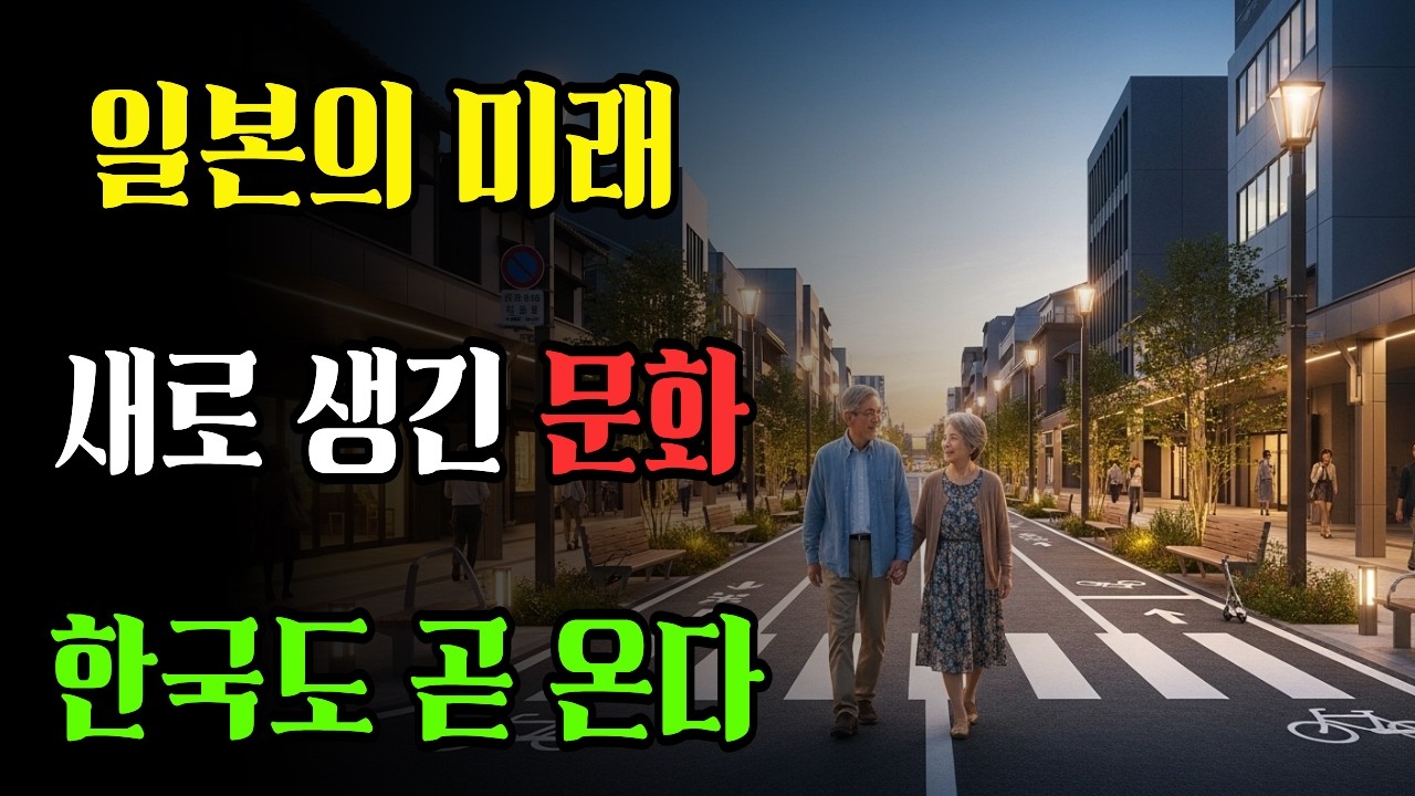 👉 일본이 먼저 늙어보니 생긴 놀라운 변화 7가지