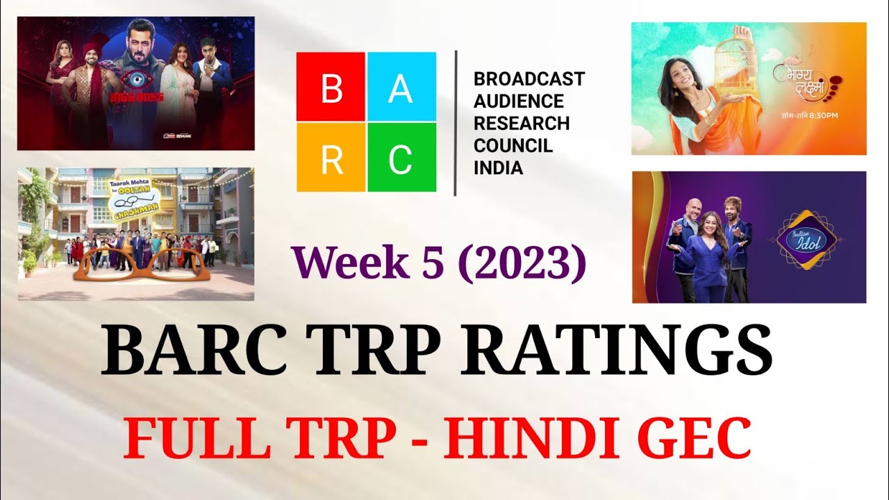 BARC TRP Ratings Week 5 (2023) : Full TRP Report