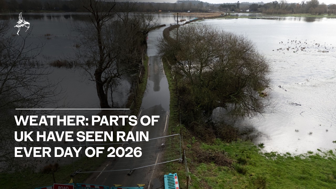 ‘No end in sight’ after parts of UK see rain every day so far in 2026