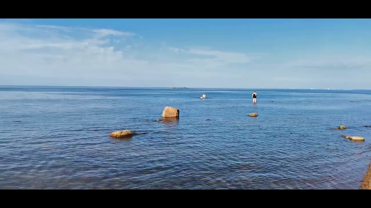 Остров Котлин. Балтийское море. Северная часть Толбухинской косы. 3.07.2025.