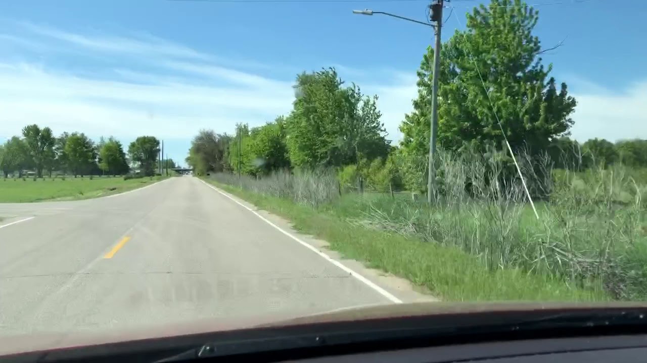 Driving in the beautiful city of Maize Kansas
