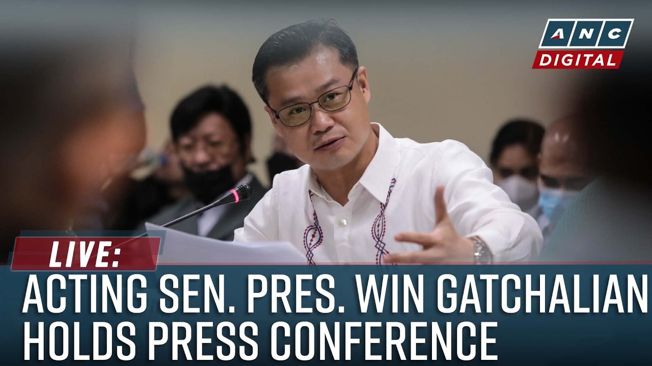 LIVE: Acting Senate President Win Gatchalian holds press briefing | June 4, 2026