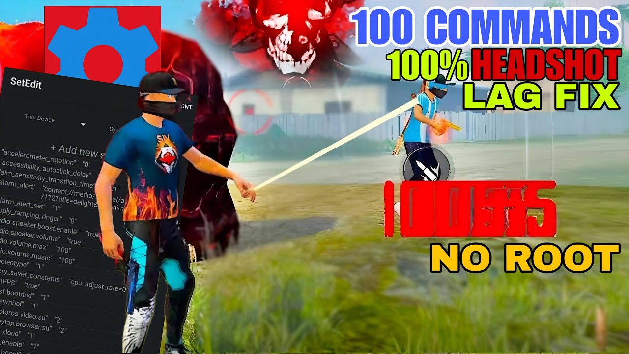 Top 100+ SetEdit Commands to Unlock MAX FPS in Free Fire 🔥 | Boost Performance (No Root) 2025