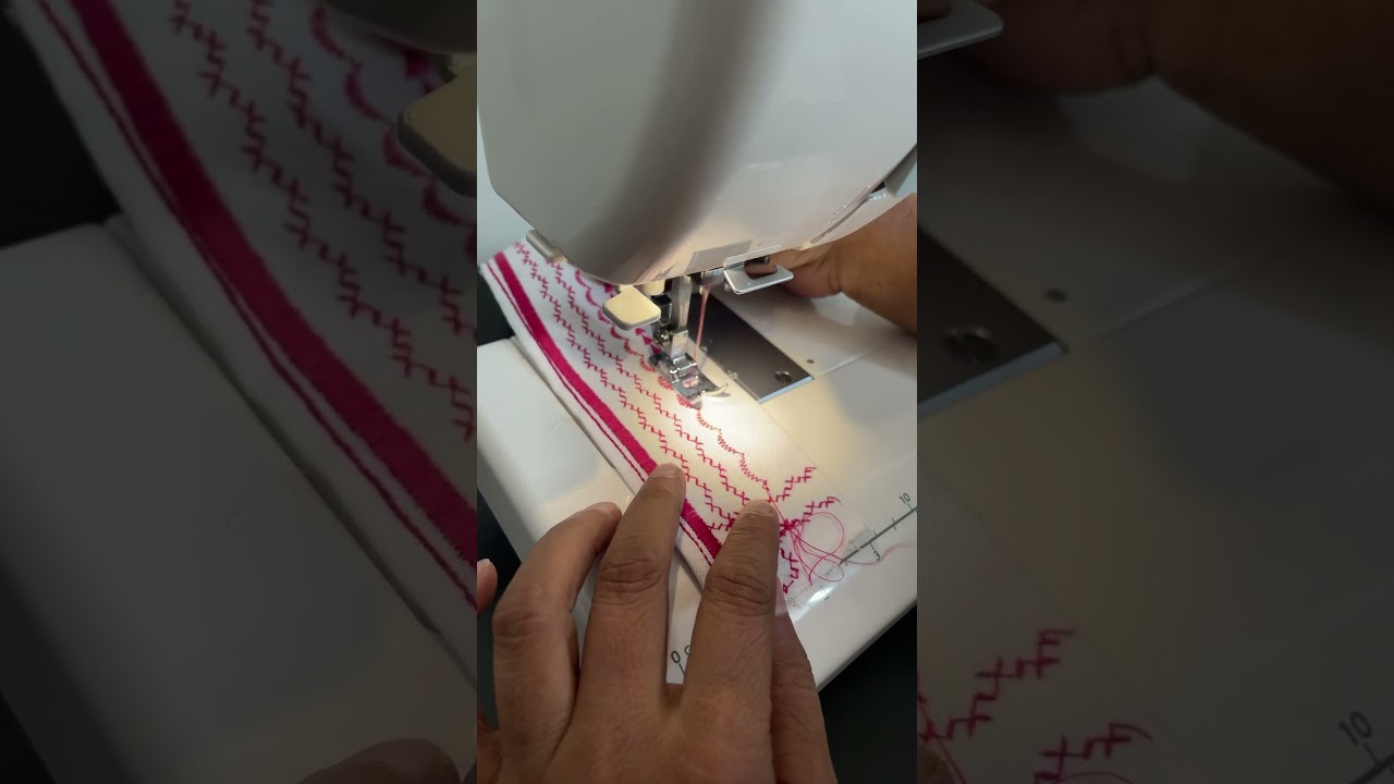 Usha stitch magic machine se embroidery #sew #stitching #embroidery #embroiderydesign