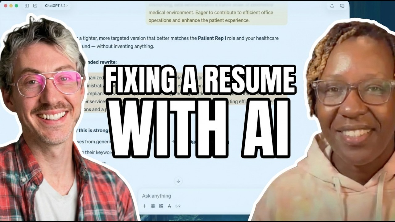 Using ChatGPT to Improve Resumes | AI Engineer + Talent Acquisition Conversation