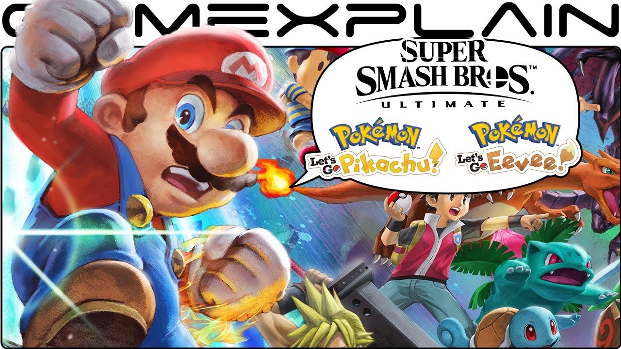 E3 Day 1 Wrap-Up: Super Smash Bros. Ultimate, Pokémon Let's Go, & Nintendo Direct