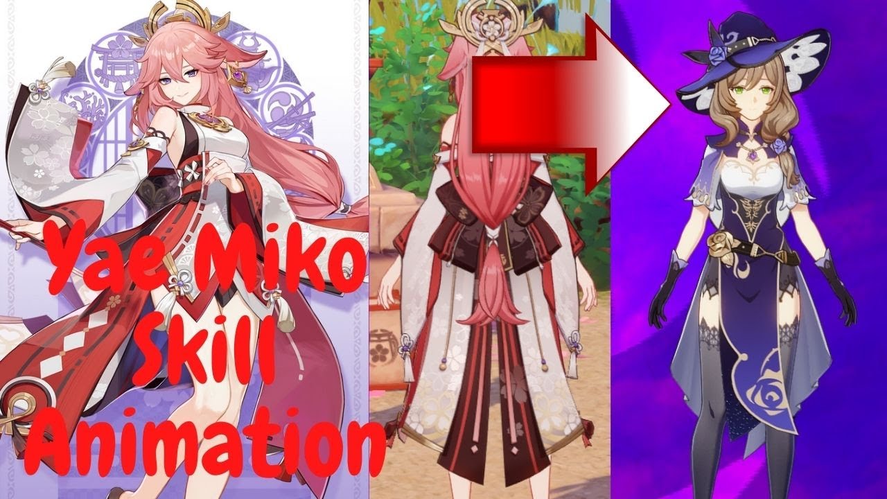 Yae Miko Skill Animation looks like a certain someone...